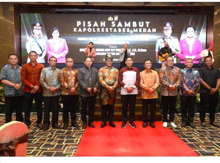 Ketua DPRD Medan Hadiri Pisah Sambut Kapolrestabes