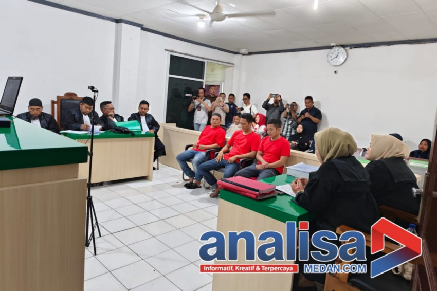 Kejari Tanjungbalai Asahan Tuntut Mati 3 Terdakwa pemilik 117 Kg Sabu