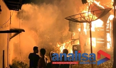 Tiga Rumah Warga di Timbangan Sidimpuan Dilahap Sijago Merah Jelang Subuh