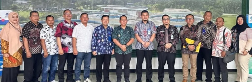 Plt Direktur Utama Perumda Tirtanadi Terima Kunjungan Bupati Palas