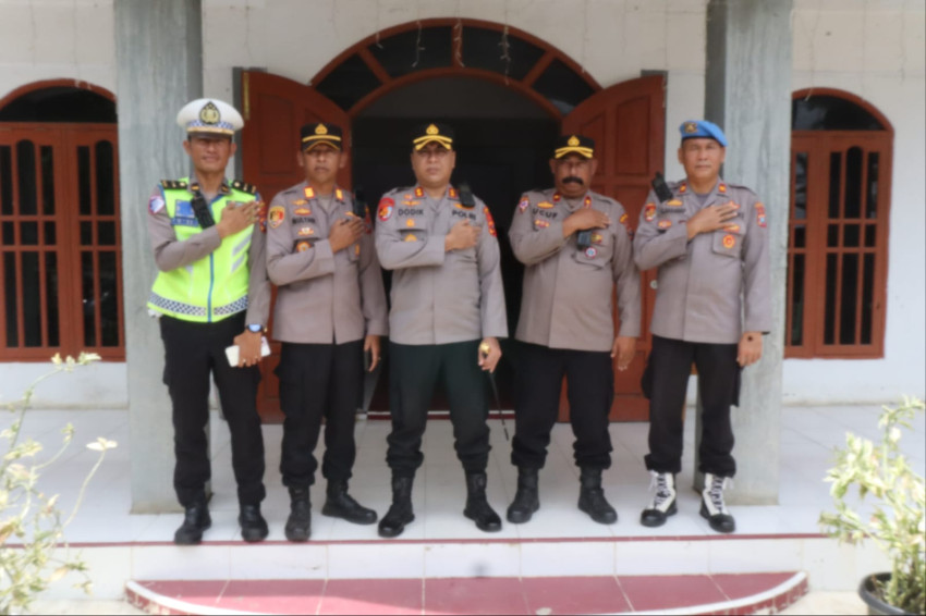 Kapolres Patroli ke Gereja,Pastikan Kenyamanan Umat Nasrani Ibadah Paskah