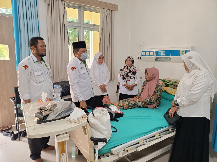 Jemaah Haji Embarkasi Solo Dirawat di RSUD Amri Tambunan Usai Technical Landing di Kualanamu