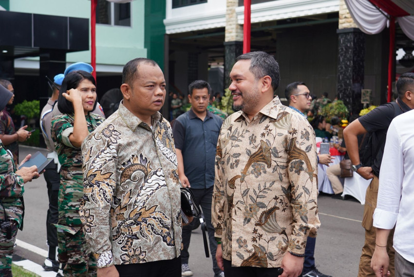 Bupati Pakpak Bharat Hadiri Ultah ke 75 Kodam I BB