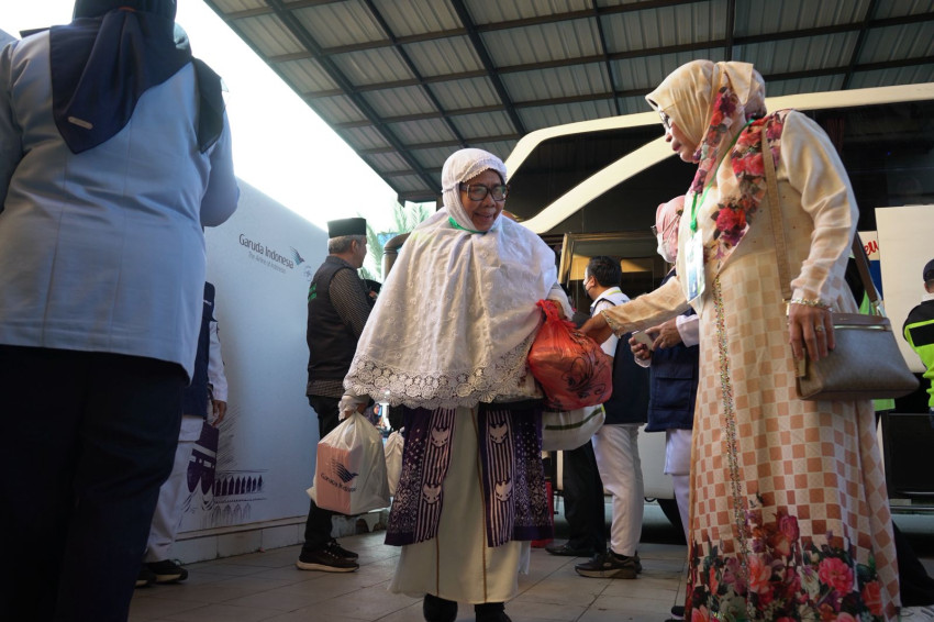 Kloter 9 Debarkasi Medan Tiba di Tanah Air, 2 Jemaah Haji Wafat