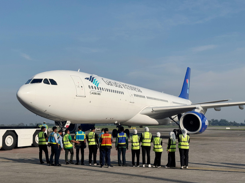 Garuda Indonesia Rampungkan Penerbangan Haji Fase Keberangkatan 1446 H, Catatkan Ketepatan Waktu 96,4 Persen