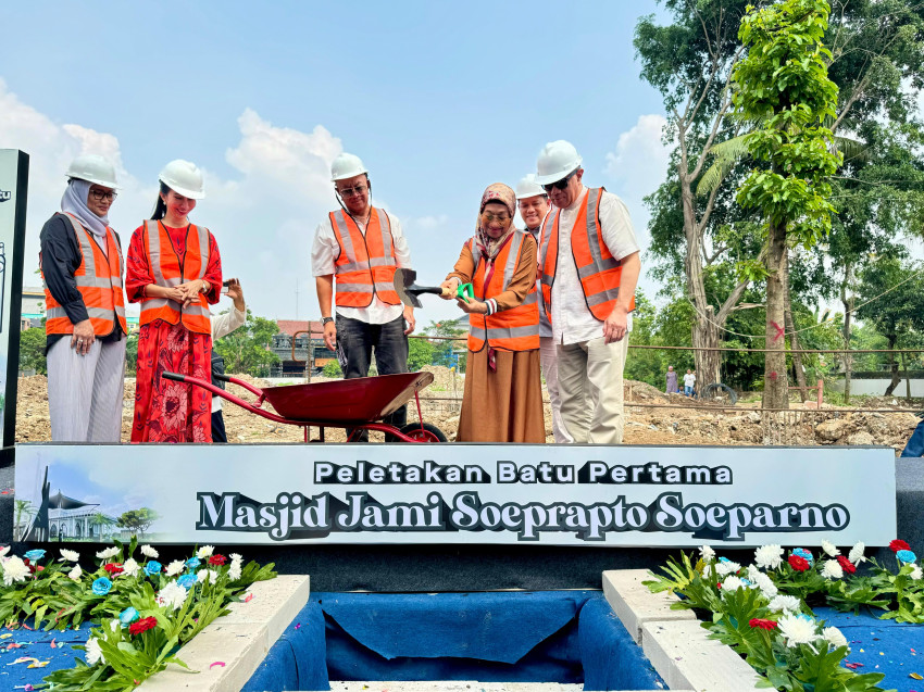Groundbreaking Masjid Jami Soeprapto Soeparno, Hadirkan Pusat Spiritual dan Sosial Modern di Jakarta Timur