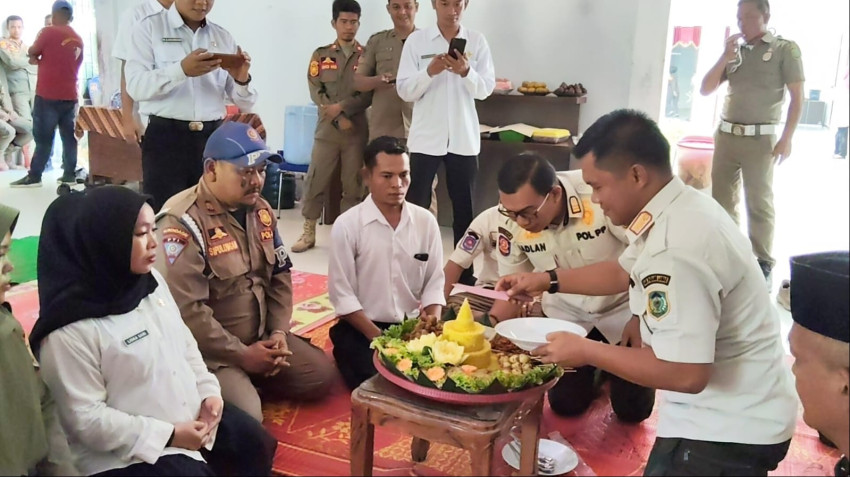 Personel Sarpol PP dan Damkar Palas Lulus PPPK,Gelar Syukuran dan Doa Bersama