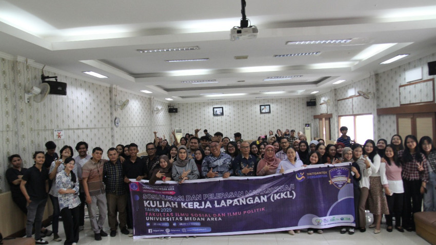 155 Mahasiswa Komunikasi FISIP UMA Laksanakan KKL