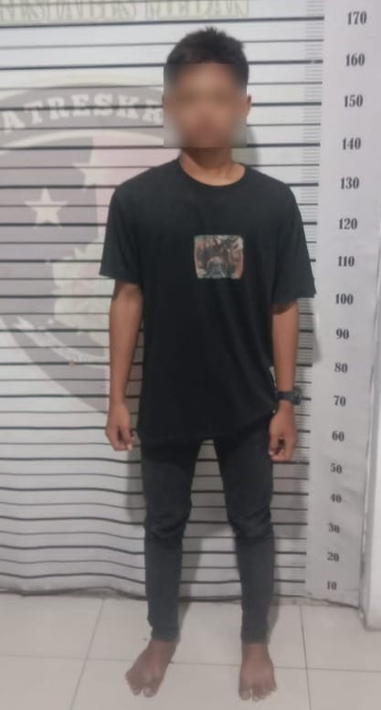 Bawa Sajam, Polsek Sunggal Amankan 9 Anggota Gemot Rakensu Sri Gunting