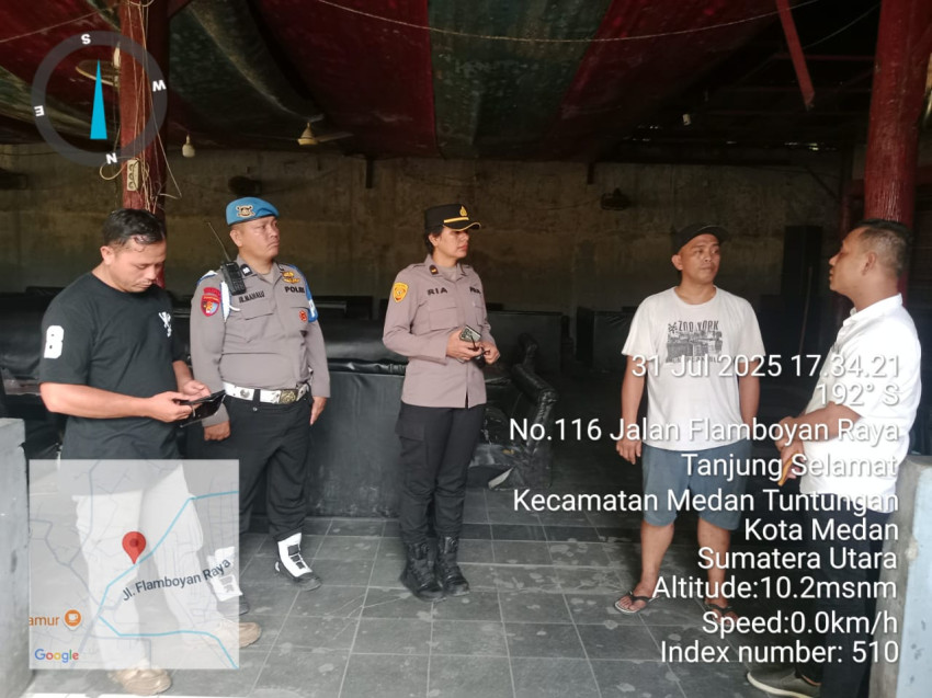 Polsek Medan Tuntungan Tindaklanjuti Laporan Warga soal Judi Tembak Ikan dan Narkoba