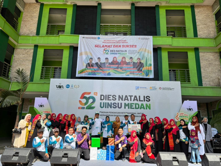 UINSU Rayakan Dies Natalis ke-52, Teguhkan Langkah Menuju Pengakuan Internasional