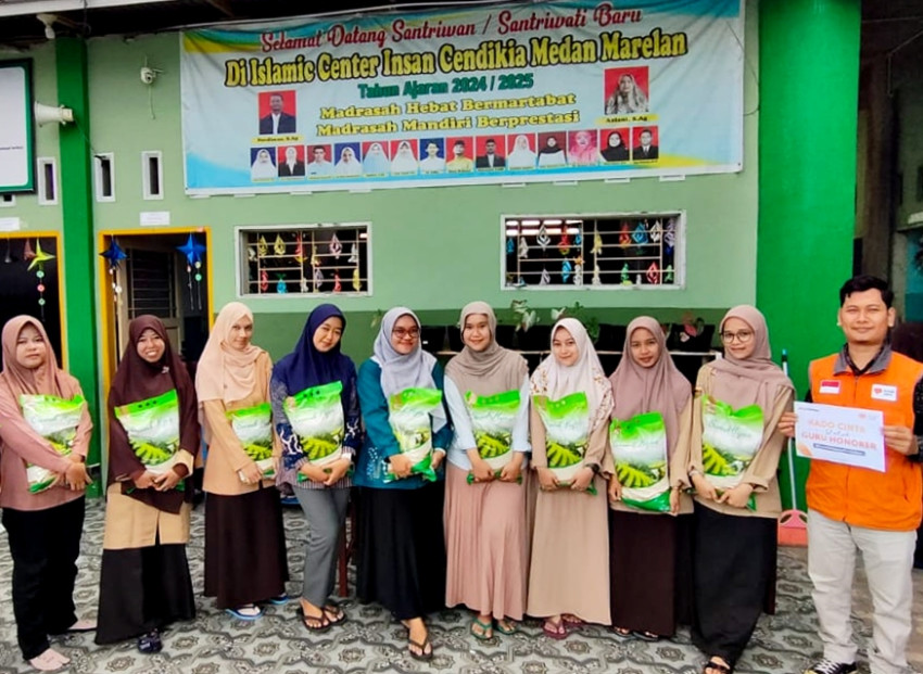 Dukung Kesejahteraan Pendidik, Rumah Zakat Medan Salurkan Bantuan untuk Guru Honorer