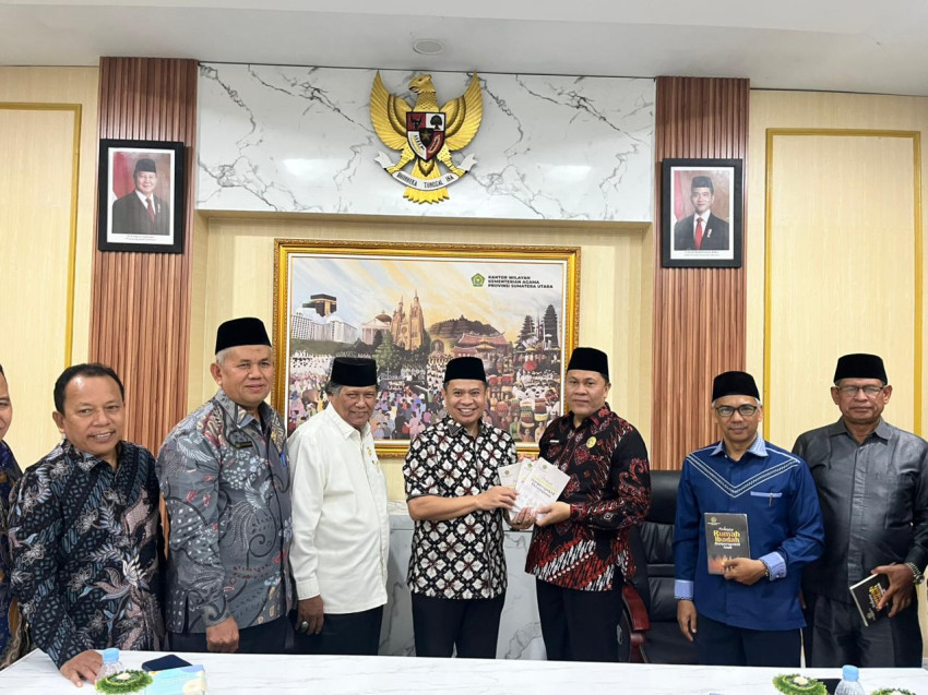 Sinergi Jaga Kerukunan Umat Beragama, Staf Ahli Wamenag Dialog Bersama Kanwil dan FKUB Sumut