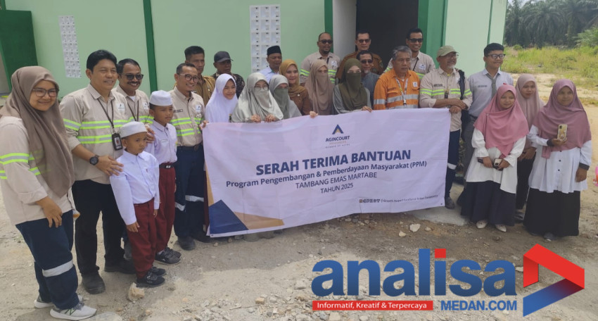 PT Agincourt Resources Bangun MCK di Pesantren Faza Azkia Hutaraja