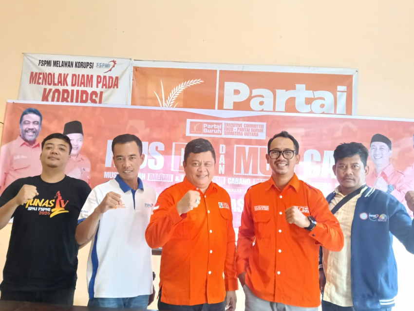 Raih Dukungan Penuh 27 Exco Kab Kota, Willy Agus Utomo Kembali Pimpin Exco Partai Buruh Sumut Priode 2026 - 2031
