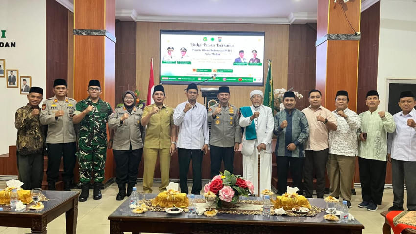 Ketua Umum MUI Medan Sampaikan Pesan Kedamaian dan Jaga Kondusivitas