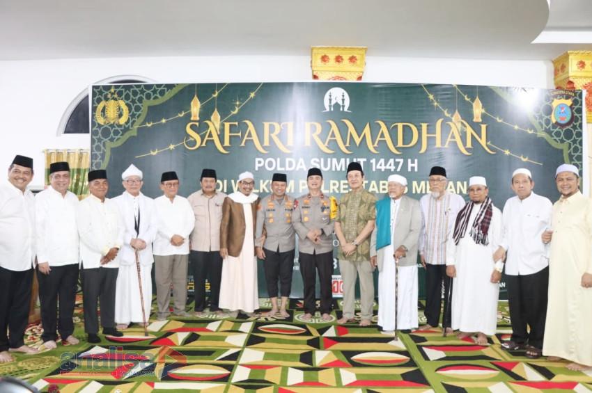 Safari Ramadan Polda Sumut di Pesantren Al Kautsar, Pererat Silaturahmi Polisi, Ulama dan Masyarakat