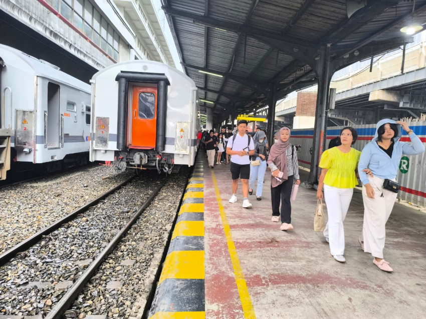 Nyaris Tanpa Keterlambatan, Kereta Api Jadi Pilihan Utama 105 Ribu Warga Sumatera Utara Saat Lebaran 2026