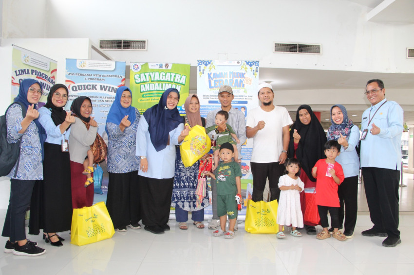 Temani Pemudik di Stasiun KA Medan, BKKBN Sumut Hadirkan Layanan Kesehatan dan Konseling