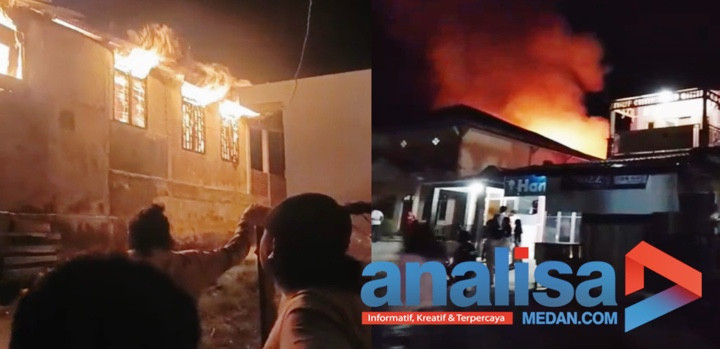 Saat Santap Sahur, 1 Rumah Warga di Sidimpuan di Lahap Sijago Merah