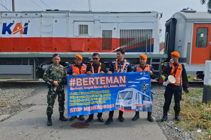 KAI Divre I Sumut Tata 17 Perlintasan Sebidang demi Tingkatkan Standar Keselamatan